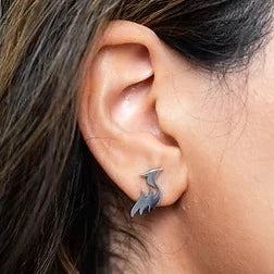 silver in ear earrings