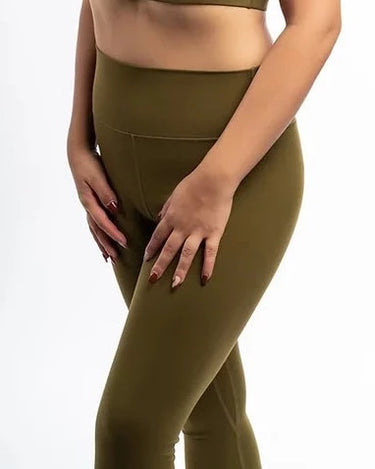 olive yoga leggings